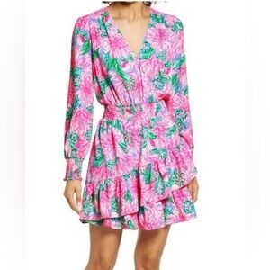 Lilly Pulitzer Floral Dress - Size 8